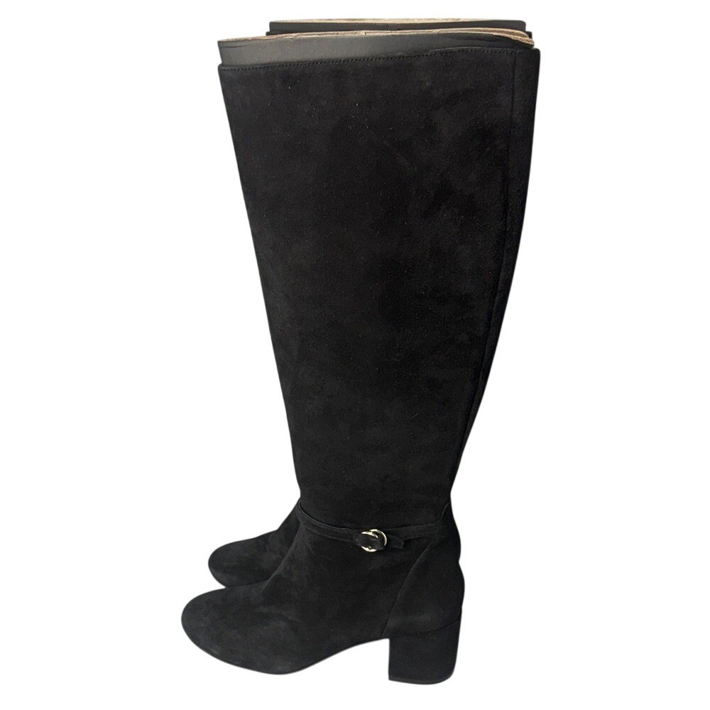 Cole Haan Dana Black Heel Over the Knee Boots Size 7.5 New